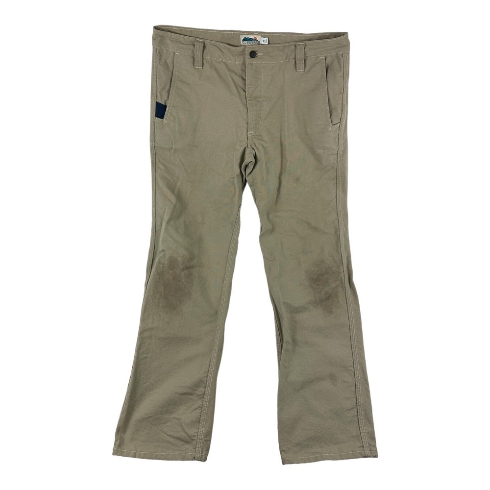 Edgevale Mens Brown Carpenter Cargo Cordura Work Wear Pants 36x31 Made in USA